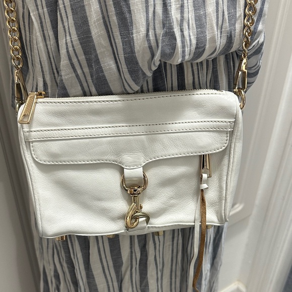 Rebecca Minkoff Mini Crossbody Bag with Rose Gold Chain - Picture 5 of 13